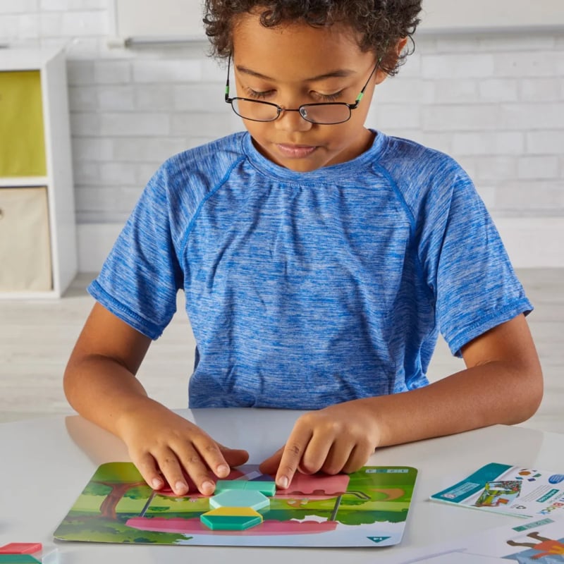 Pattern Blocks - Seizoenen  & het weer puzzel set