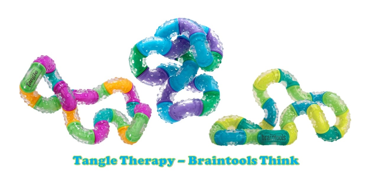 Tangle Therapy - Braintools think (paars, blauw, groen)