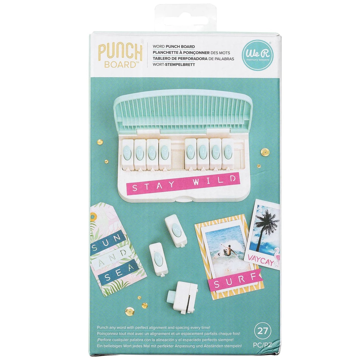 Pons board + ponzen set - Letters - HOOFDLETTERS (26 st.)