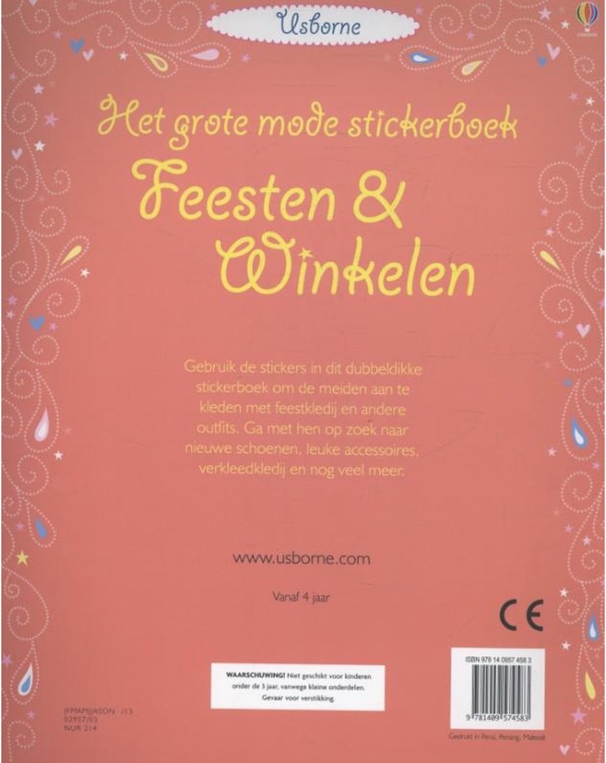 Het grote mode stickerboek - Feesten en Winkelen