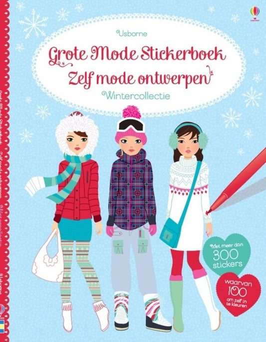 Het grote mode stickerboek - Zelf mode ontwerpen: Wintercollectie