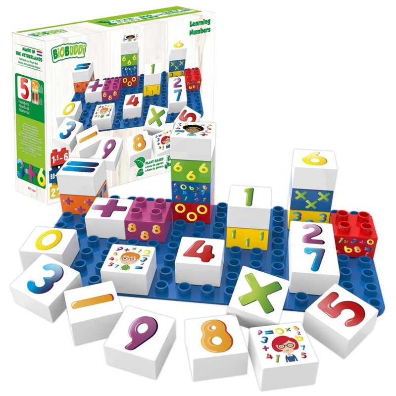 Onderwijs Outlet: BiOBUDDi leren tellen, nummers leren kennen en fruit (3 sets)