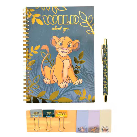 Lion King schrijfset / geschenkset (8-delig)