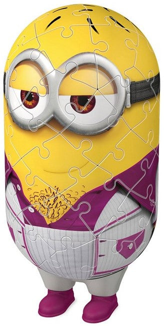 3D puzzel minions (3 stuks): Disco, Roller skater en Kong Fu