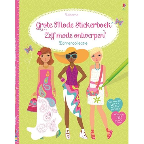 Het grote mode stickerboek - Zelf mode ontwerpen: Zomercollectie