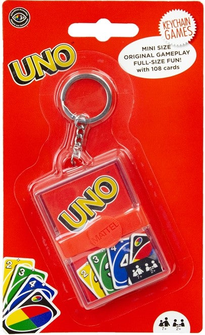 Mini spel sleutelhanger - Uno (reisspel)