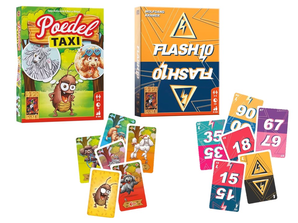 Voordeelset: Poedel Taxi (7+) en Flash 10 (8+)