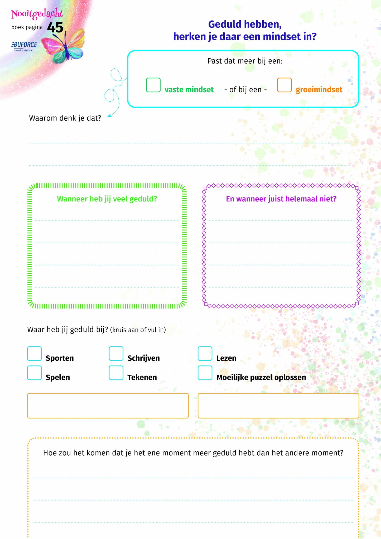 Nooitgedacht, een magisch boek over mindset!