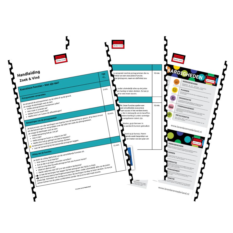 Zoek & Vind - interactieve kaartenset Executieve Functies