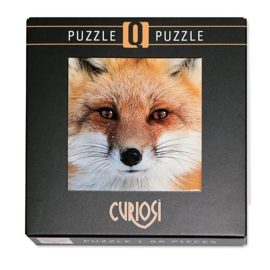 Curiosi Q-Puzzle (schwierige Teile) – Tier – Fuchs (66 Teile)