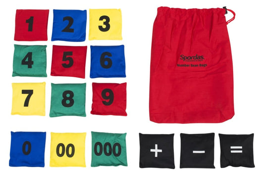 Genummerde pittenzakken - reken set (15 stuks)