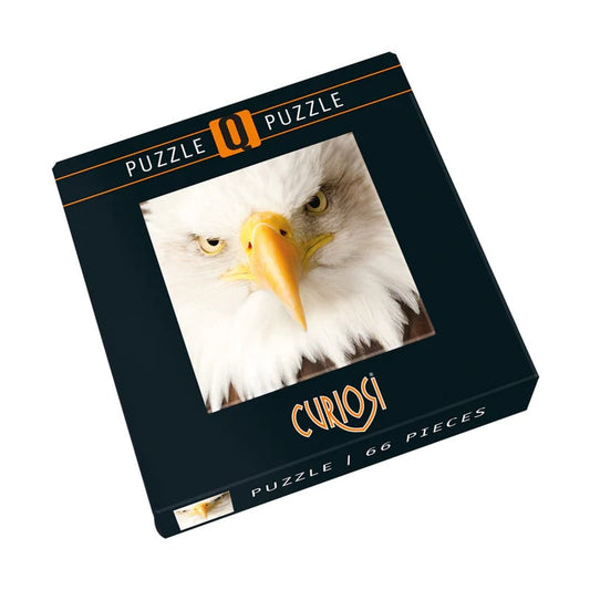 Curiosi Q-Puzzle (schwierige Teile) – Tier – Adler (66 Teile)