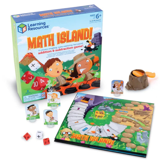 Math Island (rekenspel) optellen en aftrekken is