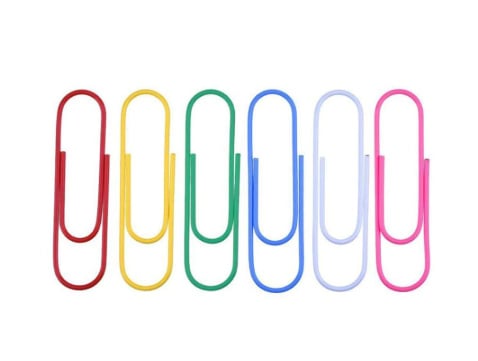 Paperclip XL - circa 10x2,5 cm (set van 6 st.)