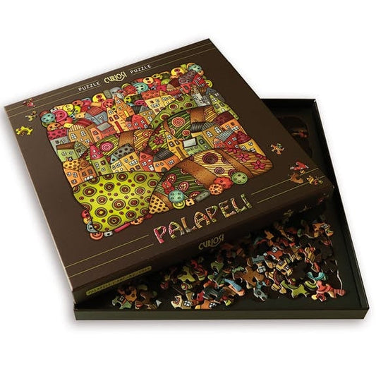 Curiosi Palapeli (moeilijke stukjes) - Puzzel bergdorp