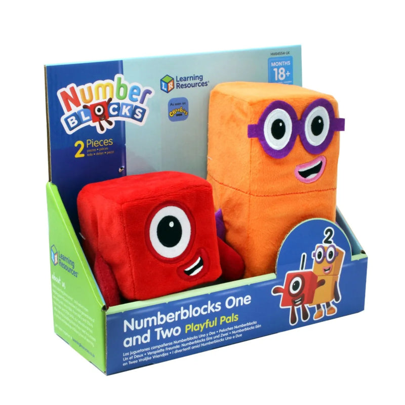 Number Blocks  - One and Two knuffels