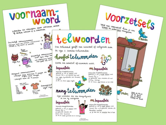 A3 poster - Voordeelset Taal (Deel 2) (3 posters)