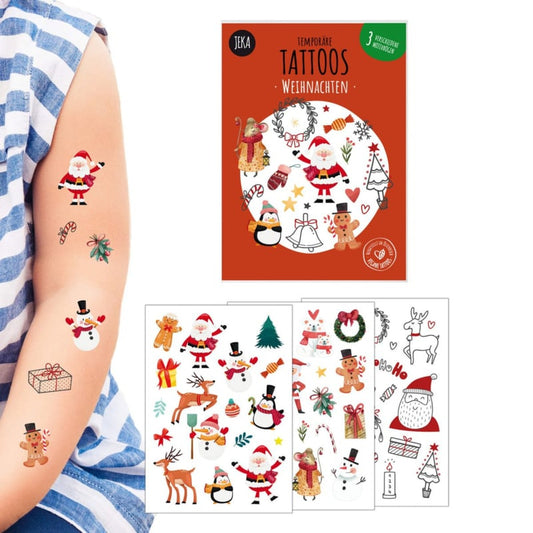 Plak tattoo's circa 60 st. - Kerst