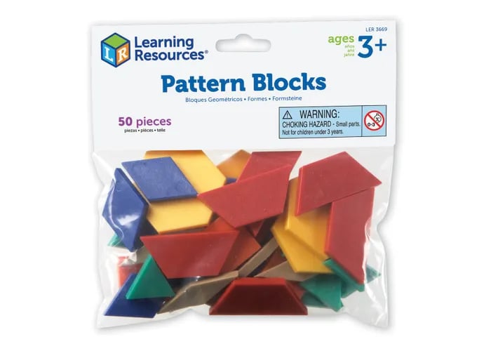 Pattern Blocks Smart Pack (Set van 50)